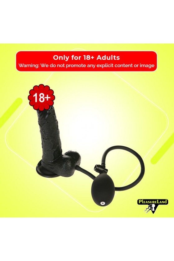 ULTIMATE INFLATABLE Realistic Non Vibrator (NATURAL FEEL)-IN BLACK RSNV-011